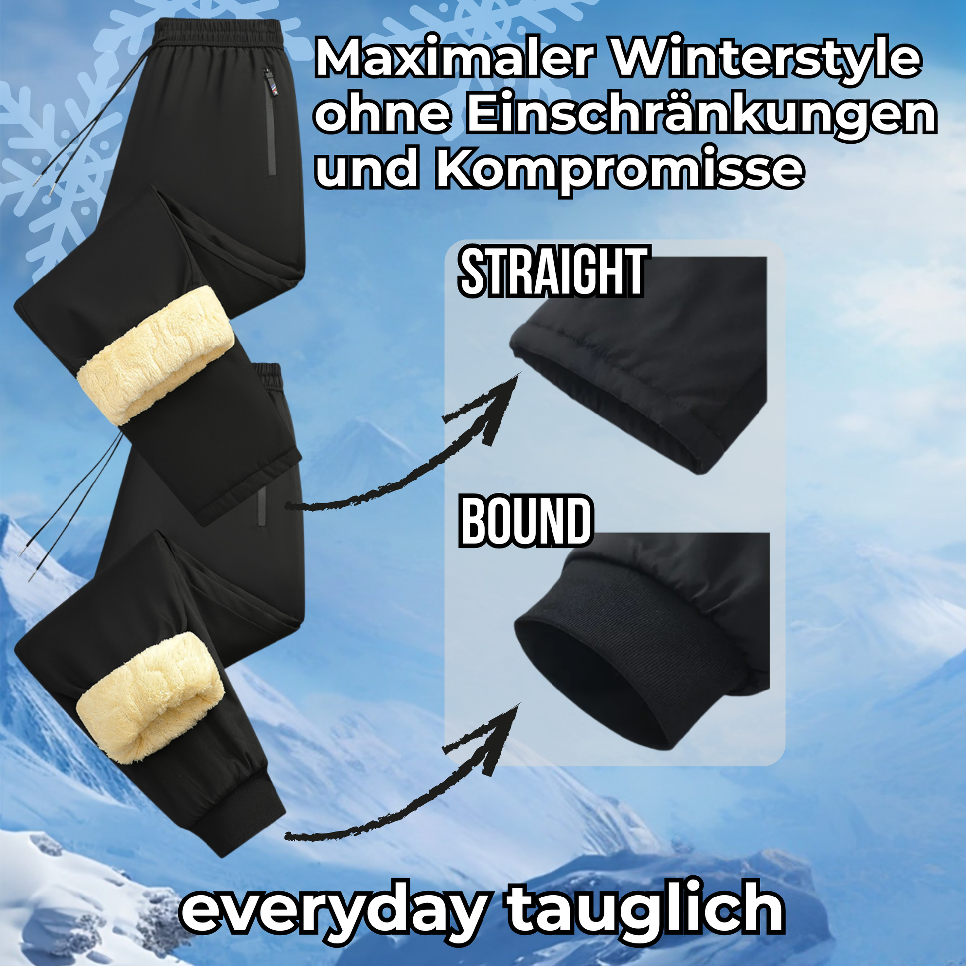 Cashmere Fleece Jogginghose