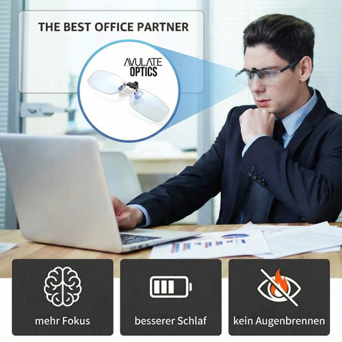 Anti-Blaulicht Brillen Clip-On